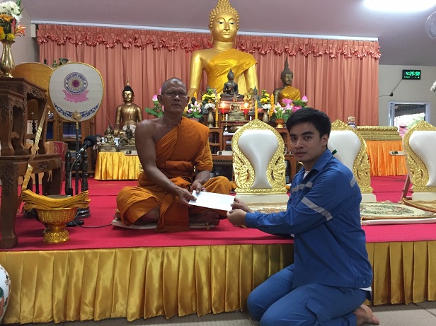 ถวายหวายเงินทอดกฐิน วัดช้างคลอด ตำบลท่าหมอไทร